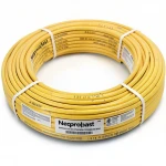 أنابيب HDPE  نيبروبلاست PE 100 ضغط 10 بار قطر خارجي 90 مم سمك 5.4 مم لون أصفر 