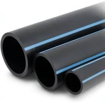 مواسير HDPE الوطني لشبكات المياه ضغط 20 بار قطر خارجي 40 مم سمك 3.7 مم لون أسود