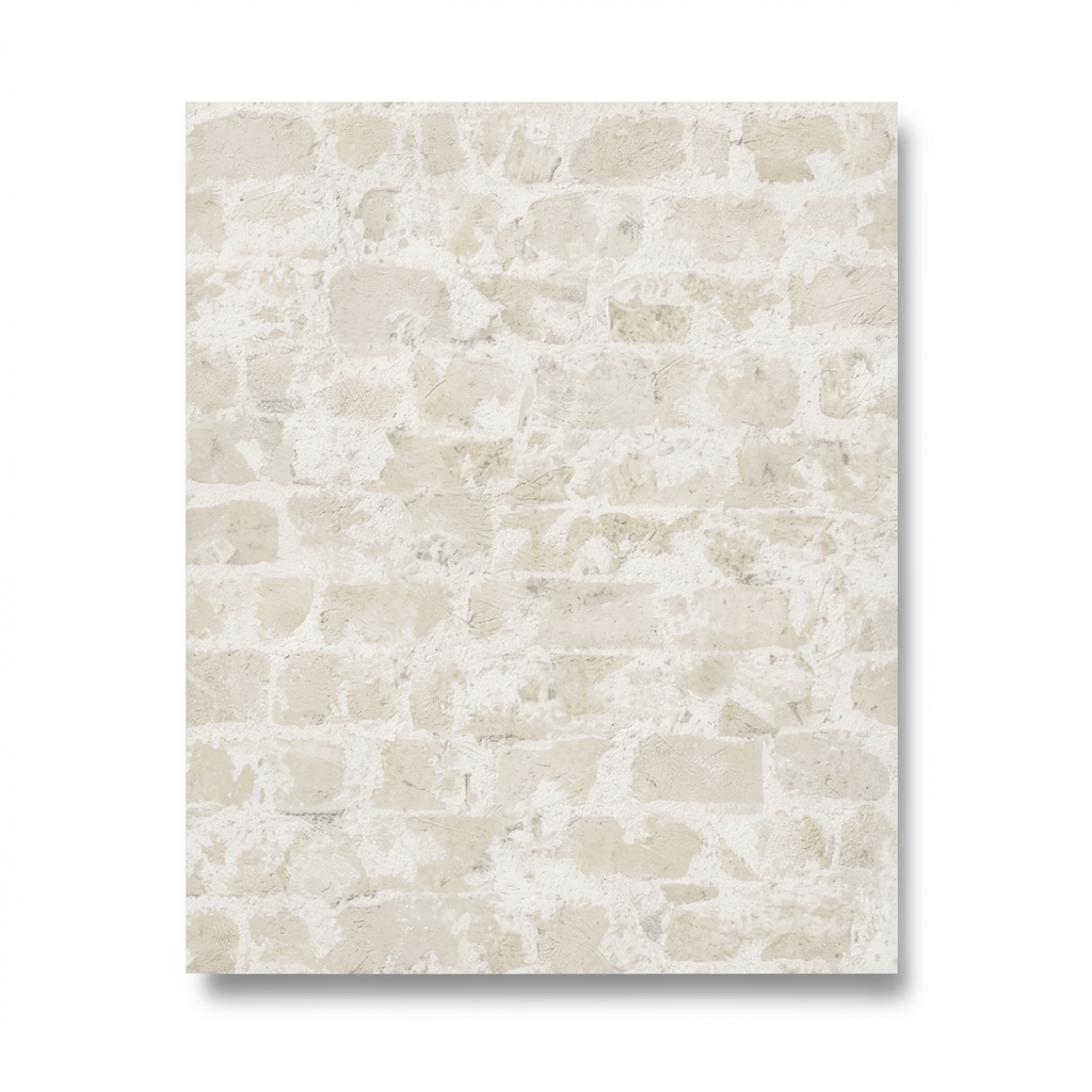 Stone Wallpaper Beige Color 10m x 0.53m Model 446210