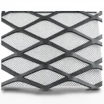 Hot Rolled (Black) Steel Expanded Metal Mesh   Thickness 1.5 mm Width 1.22 meter Length 4 meter | Bait Al Tatawor Company