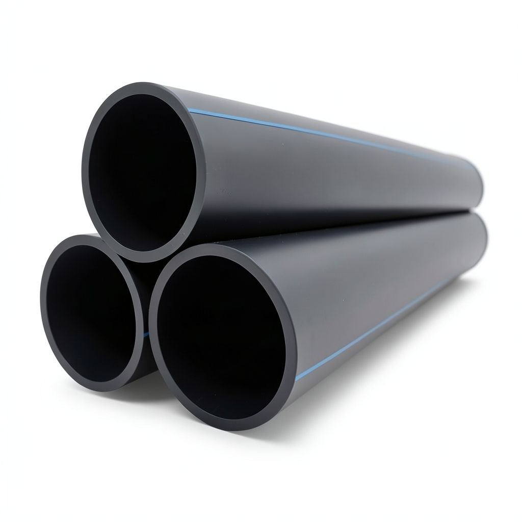 HDPE Pipes PE 100 20 Bar 450 mm OD 50.3 mm Thickness Black | NEPROPLAST
