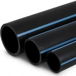 مواسير HDPE الوطني لشبكات المياه ضغط 20 بار قطر خارجي 63 مم سمك 5.8 مم لون اسود