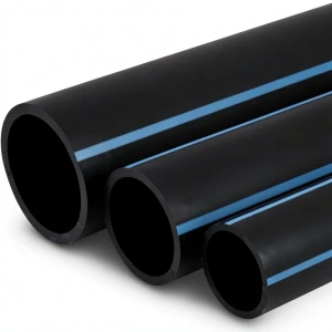 مواسير HDPE الوطني لشبكات المياه ضغط 20 بار قطر خارجي 63 مم سمك 5.8 مم لون اسود