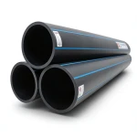 مواسير HDPE PE 100 ضغط اسمي 20 بار قطر خارجي 500 مم سمك 55.8 مم أسود | نيبروبلاست