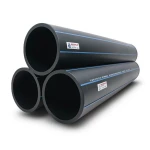 مواسير HDPE PE 100 ضغط 20 بار قطر خارجي 560 مم سمك 62.5 مم لون أسود | نيبروبلاست