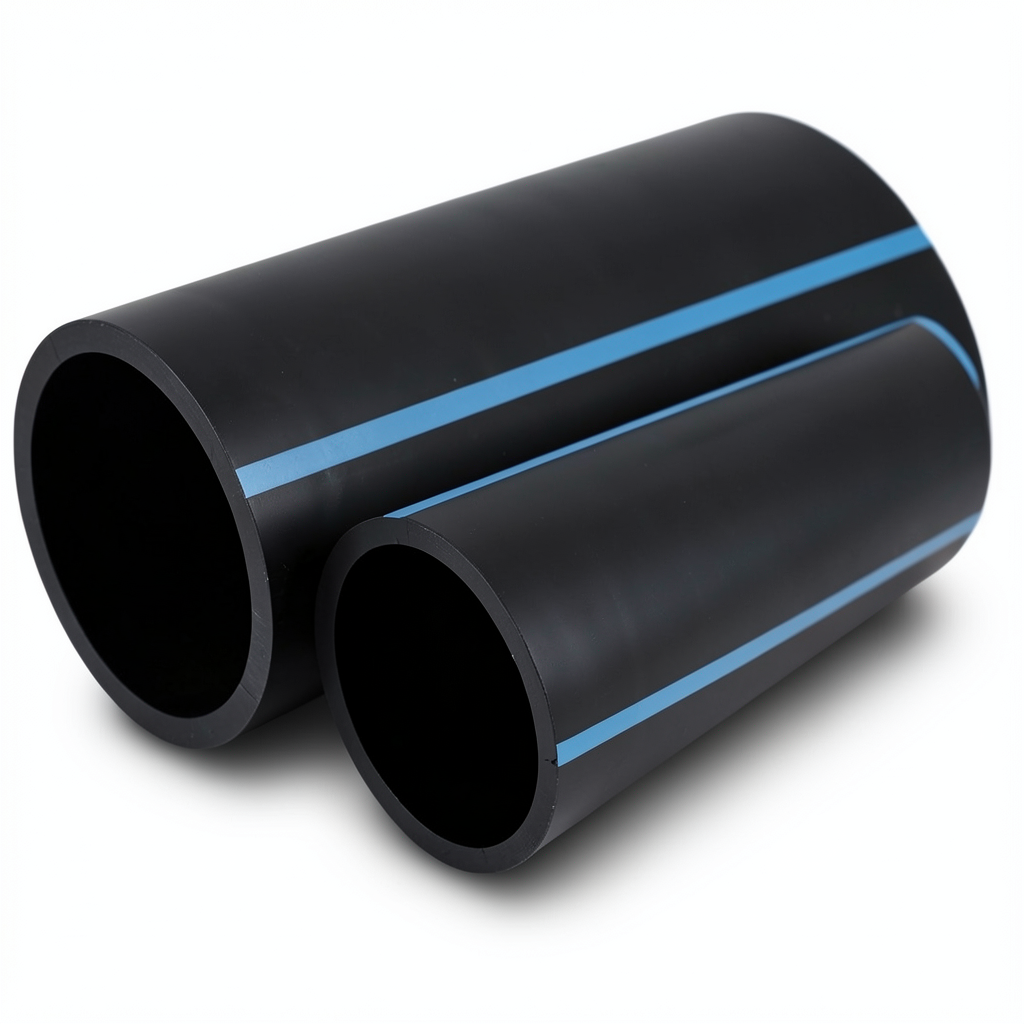 NPF HDPE Pipes for Water Networks Nominal Pressure 20 Bar Outside Diameter 90 mm Thickness 8.2 mm Black