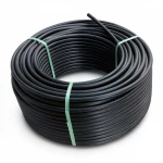 لفة أنابيب بلاستيك HDPE ضغط  10 بار [PE 80] قطر خارجي 75 مم  SDR 13.6  لون اسود | مصنع المنى