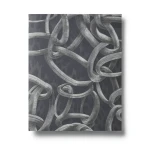 Italian Wallpaper Patterned Design 10m x 0.70m Dark Gray