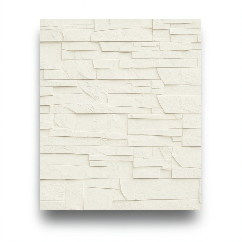 German Stone Wall Covering 10m x 0.53m Creamy Color, Model 475005