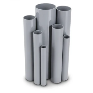 مواسير UPVC جدول 40 مقاس 3 إنش سمك 5.5 مم لون رمادي
