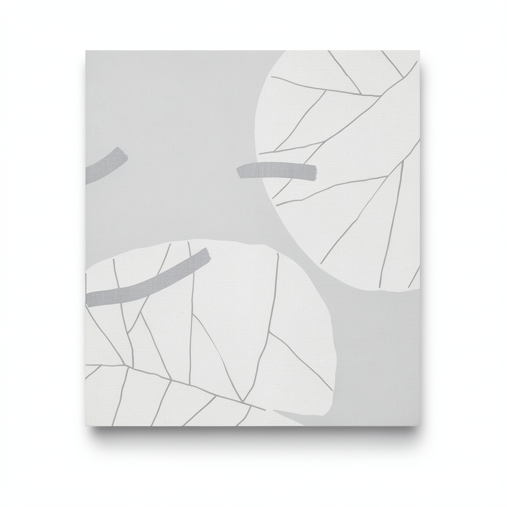 Wall Decoration Modern Design 10 m x 0.53 m Light Gray