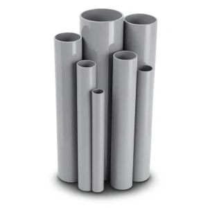 مواسير UPVC جدول 40 مقاس 4 إنش سمك 6 مم لون رمادي