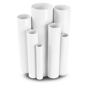 مواسير UPVC جدول 80 مقاس 3 إنش سمك 7.6 مم لون أبيض