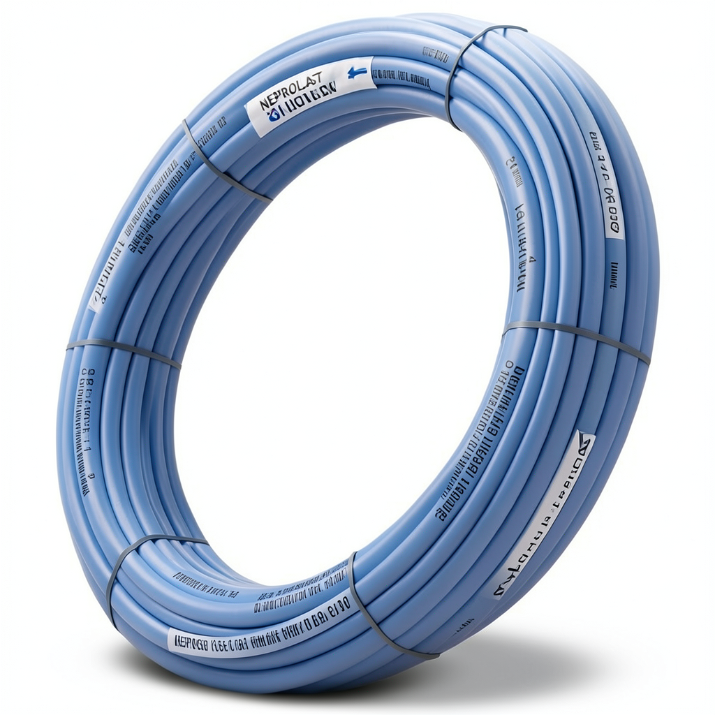 أنابيب HDPE PE 80 ضغط 16 بار قطر 90 مم سمك 10.1 مم لون أزرق | نيبروبلاست