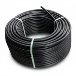 لفة أنابيب HDPE ضغط  10 بار [PE 80] قطر خارجي 25 مم  SDR 13.6  لون اسود | مصنع المنى