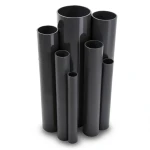 مواسير UPVC جدول 80 مقاس 3 إنش سمك 7.6 مم لون أسود