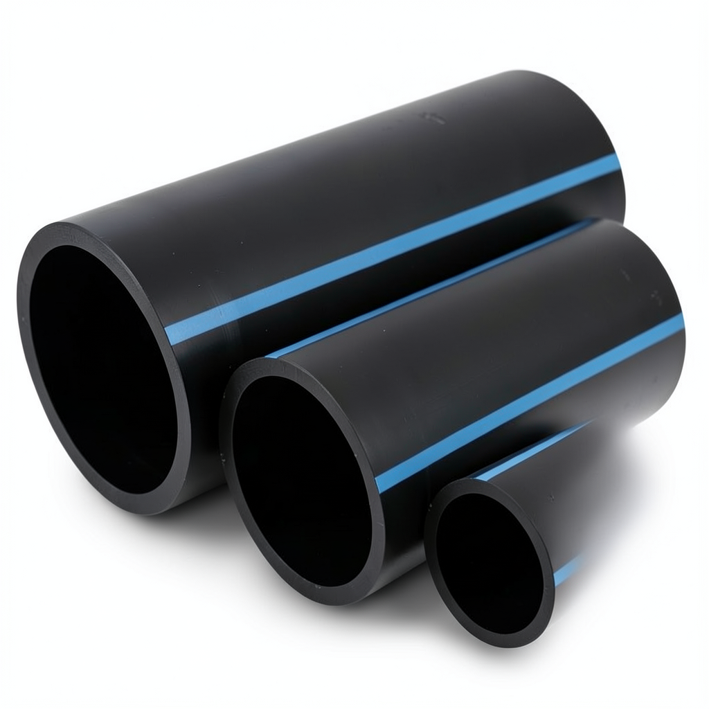 أنابيب HDPE الوطني ضغط 20 بار قطر 125 مم سمك 9.2 مم لون أسود