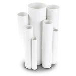 مواسير UPVC جدول 80 مقاس 4 إنش سمك 8.6 مم لون أبيض