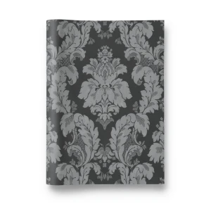 Italian Wallpaper 10m x 0.53m Dark Grey, Model 57054