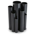 مواسير UPVC جدول 80 مقاس 6 إنش سمك 11 مم لون أسود
