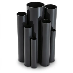 مواسير UPVC جدول 80 مقاس 6 إنش سمك 11 مم لون أسود