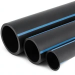 أنابيب HDPE الوطني ضغط 20 بار قطر 125 مم سمك 9.2 مم لون أسود