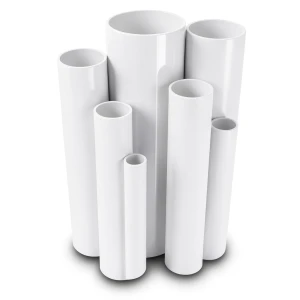 مواسير UPVC جدول 40 مقاس 8 إنش سمك 8.2 مم لون أبيض