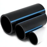 أنابيب HDPE الوطني ضغط 20 بار قطر 160 مم سمك 11.8 مم أسود