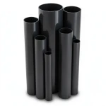 مواسير UPVC جدول 40 مقاس 8 إنش سمك 8.2 مم لون اسود