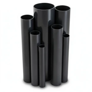 مواسير UPVC جدول 40 مقاس 8 إنش سمك 8.2 مم لون اسود