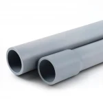 UPVC Pipes NPF Brand For Electrical Systems Nominal Pressure 10 Bar Outside Diameter 160 mm Thickness 7.70 mm Gray Colour