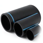 مواسير HDPE الوطني ضغط 20 بار قطر خارجي 400 مم سمك 29.4 مم لون أسود