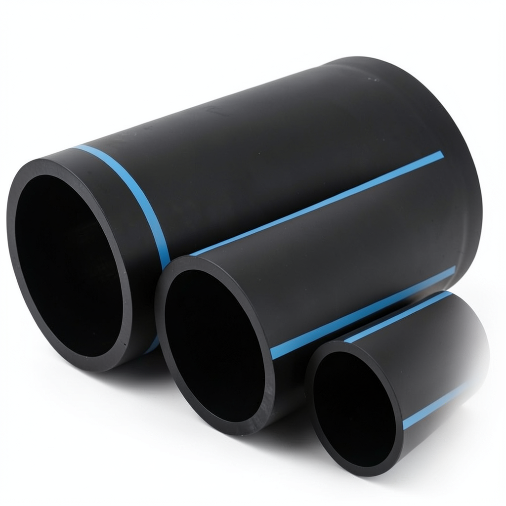 مواسير HDPE الوطني ضغط 20 بار قطر خارجي 400 مم سمك 29.4 مم لون أسود
