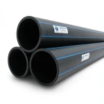 HDPE Pipes PE 100 20 Bar 450 mm OD 50.3 mm Thickness Black | NEPROPLAST