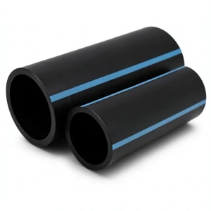 مواسير HDPE الوطني ضغط 25 بار قطر 140 مم سمك 12.7 مم أسود