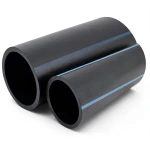 مواسير HDPE الوطني لشبكات المياه ضغط 20 بار قطر خارجي 315 مم سمك 23.2 مم لون اسود