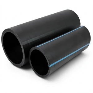 مواسير HDPE الوطني لشبكات المياه ضغط 25 بار قطر خارجي 180 مم سمك 16.4 مم لون اسود