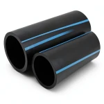 أنابيب HDPE الوطني ضغط 25 بار قطر 160 مم سمك 14.6 مم لون أسود