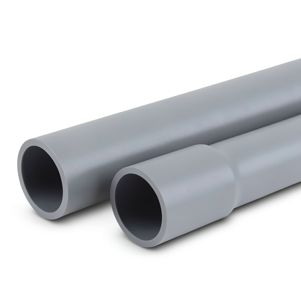 UPVC Pipes Nominal Pressure 10 Bar Outer Diameter 63 mm Thickness 3.00 mm Gray