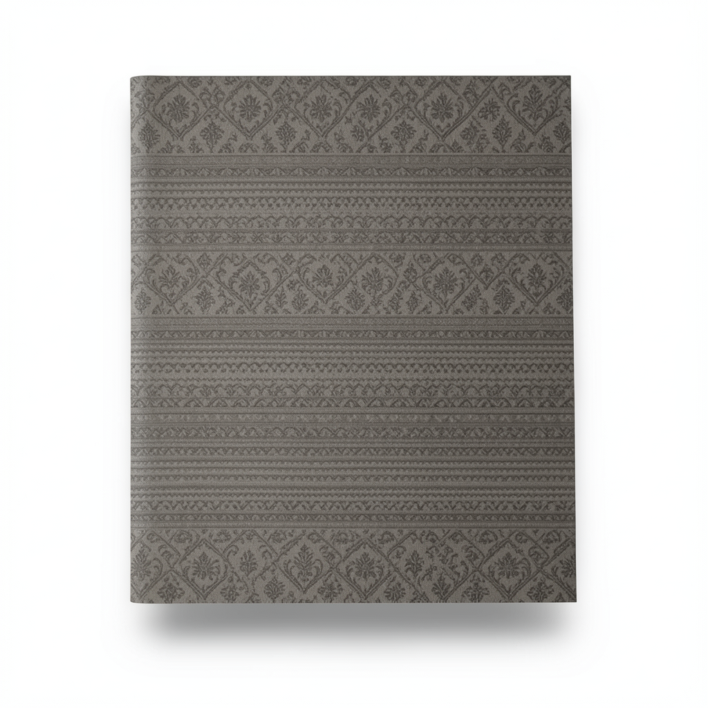 Italian Wallpaper Pattern Design 10m x 0.53m, Dark Beige