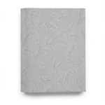 Italian Wallpaper Leaf Pattern 10m x 1.06m Gray Color, Model 4709
