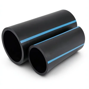 NPF HDPE Pipes Pressure 20 Bar Diameter 160 mm Thickness 11.8 mm Black