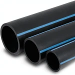 مواسير HDPE الوطني لشبكات المياه ضغط 20 بار قطر خارجي 180 مم سمك 13.3 مم لون اسود