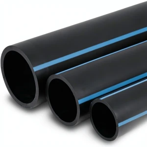 NPF HDPE Pipes for Water Networks Pressure 20 Bar Outside Diameter 180 mm Thickness 13.3 mm Black
