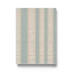 Italian Wall Decoration Beige with Green, 10m x 1.06m, Model 4711