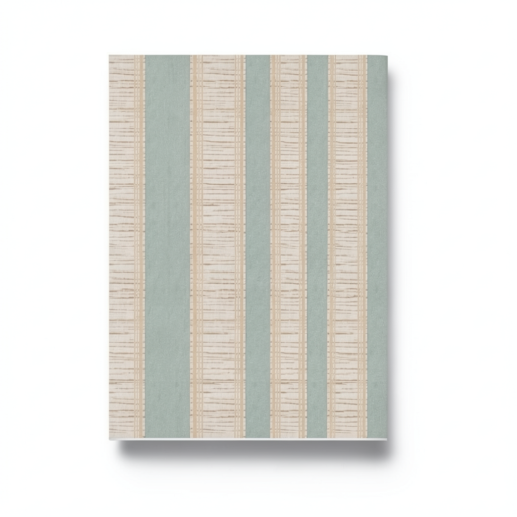 Italian Wall Decoration Beige with Green, 10m x 1.06m, Model 4711