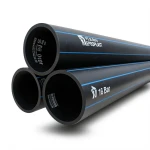 HDPE Pipes PE 80 Pressure 16 Bar Diameter 500 mm Thickness 55.8 mm Black | NEPROPLAST