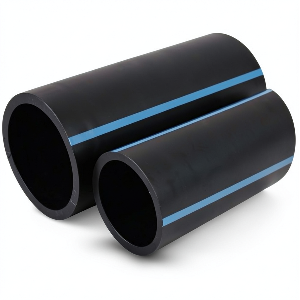 NPF HDPE Pipes Pressure 20 Bar Outside Diameter 400 mm Thickness 29.4 mm Black