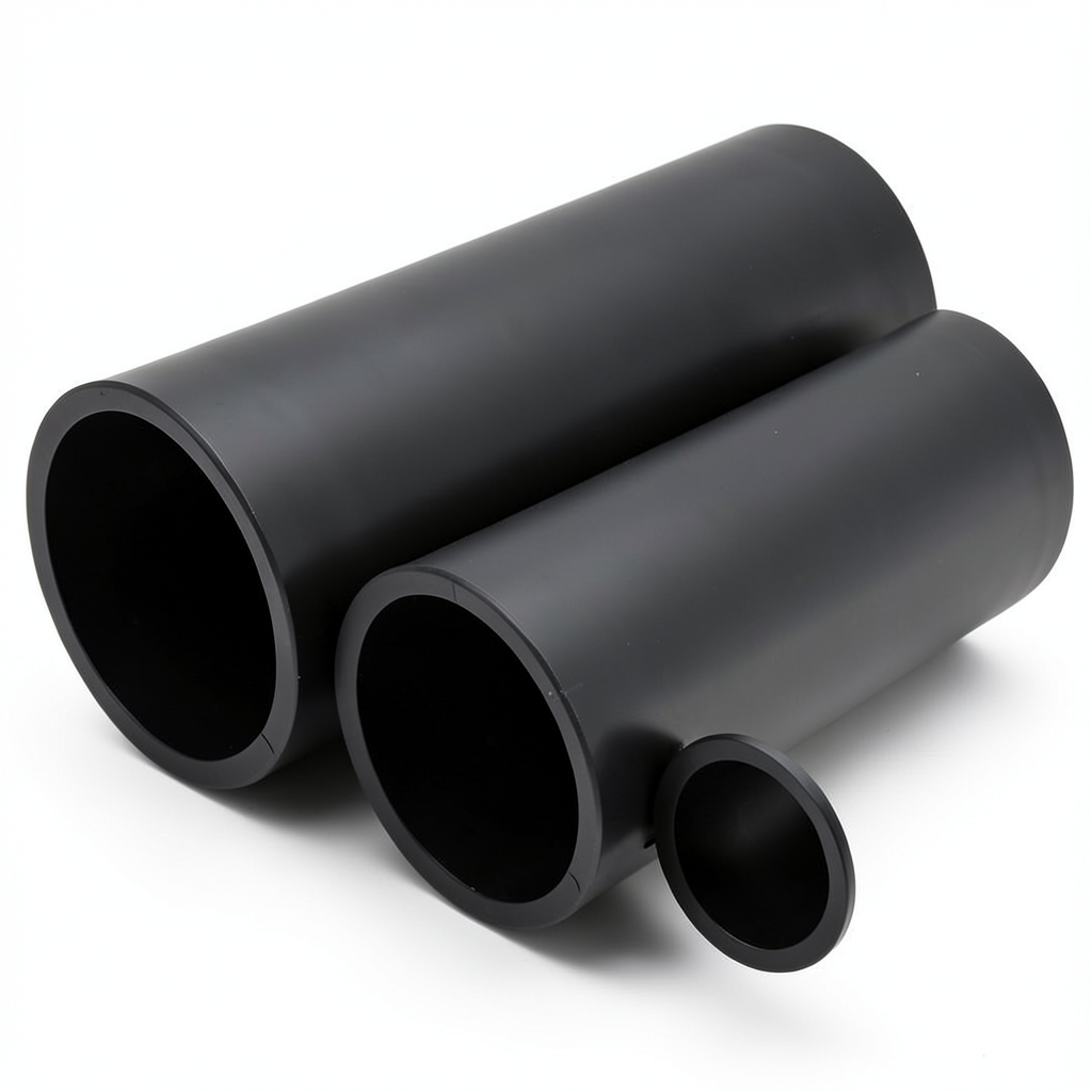 مواسير HDPE الوطني لشبكات المياه ضغط 25 بار قطر خارجي 125 مم سمك 11.4 مم لون اسود