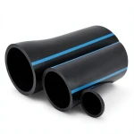 أنابيب HDPE الوطني لشبكات المياه ضغط 6 بار قطر خارجي 40 مم سمك 1.5 مم لون اسود